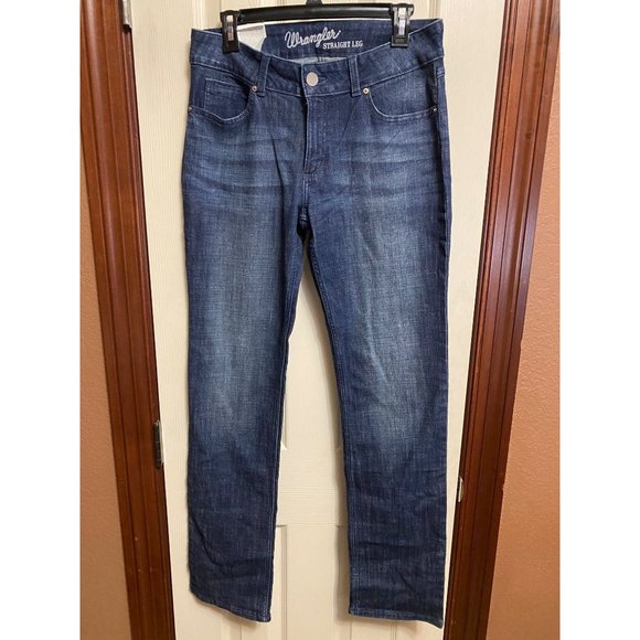 NWT Wrangler MID-RISE STRAIGHT LEG JEAN IN TIFFANY Size 9/10L - Picture 4 of 7